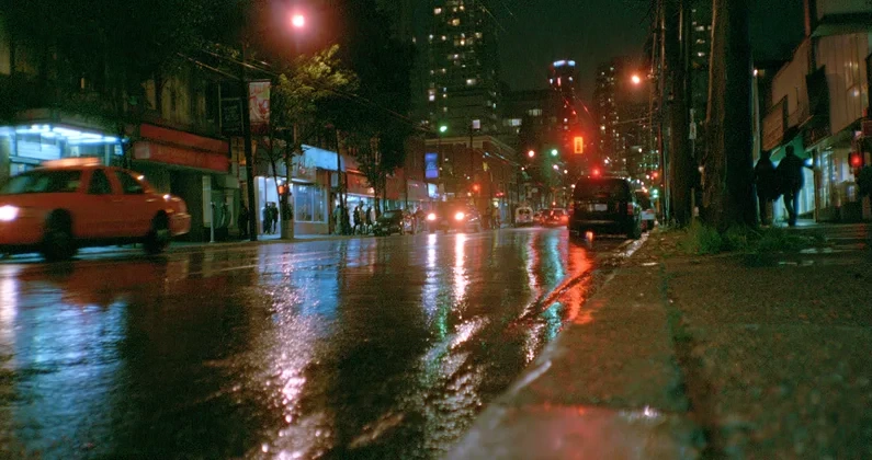 After: dark footage restored sharply