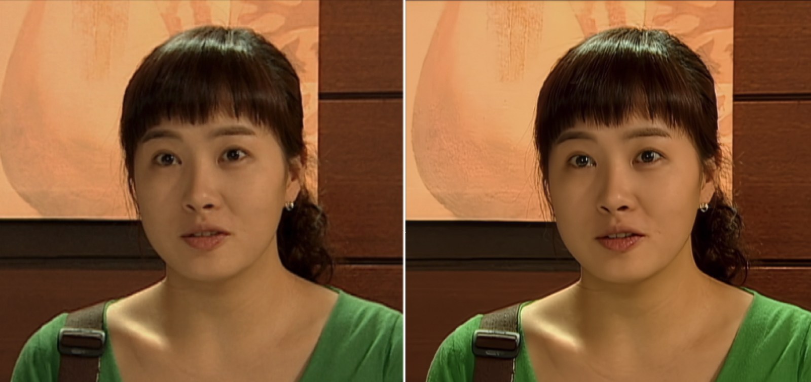 Wavve ‘My Name Is Kim Sam-soon’ — legacy drama 4K upscaling comparison