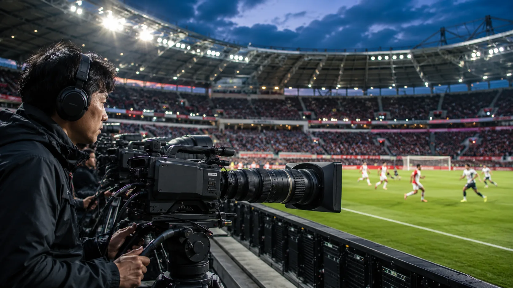 Sports broadcast venue